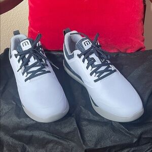 Travis Mathew Men's White Athletic Shoes